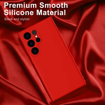 Samsung S24 Ultra - Liquid Back Cover - Rood