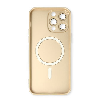 iPhone 14 Pro Goud - MagSafe Matte TPU