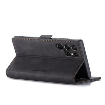 Samsung S24 Ultra Charcoal Gray - Book Case