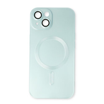 iPhone 15 Plus Licht Blauw - MagSafe Matte TPU