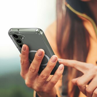 Samsung S24 Transparant - Anti Shock - Geschikt voor Magsafe