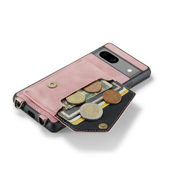 Pixel 8 Pro Pale Pink - Back Cover met Koord