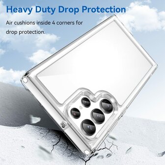 Samsung S24 Ultra Transparant - Armor Back Cover