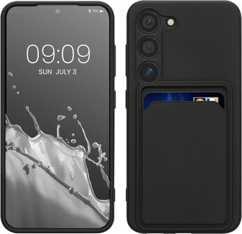 Samsung S24 Plus - Back Cover met Kaarthouder - Zwart