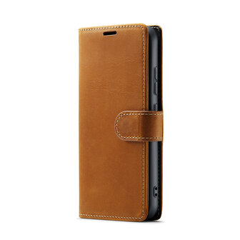 Samsung S24 Sienna Brown - Leather Book Case