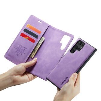 Samsung S24 Ultra Bright Lila - 2 in 1 Book Case