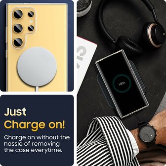 Samsung S24 Ultra - Siliconen Back Cover - Transparant