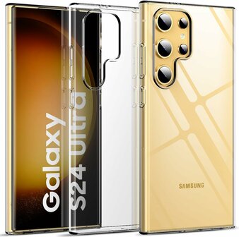 Samsung S24 Ultra - HQ TPU Back Cover - Transparant