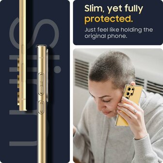 Samsung S24 Ultra - HQ TPU Back Cover - Transparant