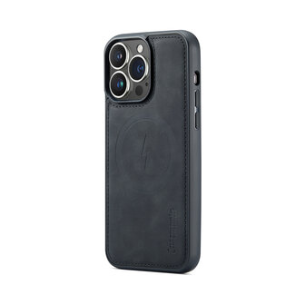 iPhone 15 Plus Charcoal Gray - 2 in 1 MagSafe Book Case