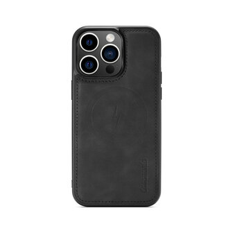 iPhone 15 Plus Charcoal Gray - 2 in 1 MagSafe Book Case