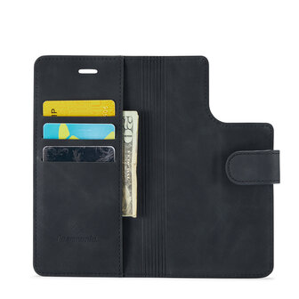 iPhone 15 Plus Charcoal Gray - 2 in 1 MagSafe Book Case