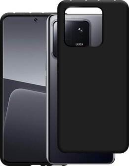 Xiaomi 13 - Siliconen Back Cover - Zwart