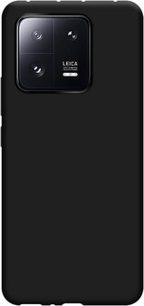 Xiaomi 13 - Siliconen Back Cover - Zwart