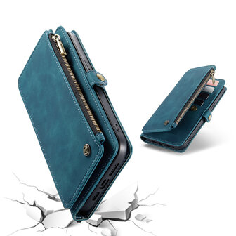 iPhone 15 Plus Emerald Green - MagSafe Book Case met Rits