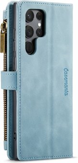 Samsung S23 Ultra Aqua Blue - Book Case met Rits