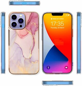 iPhone 13 Pro Max - Marmer Back Cover - Nova