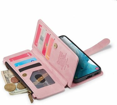 Samsung S23 Pale Pink - Book Case met Rits