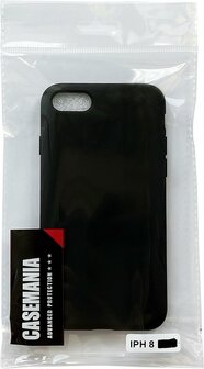 iPhone SE (2022) - HQ TPU Back Cover - Zwart