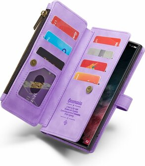 Samsung S23 Ultra Bright Lila - Book Case met Rits
