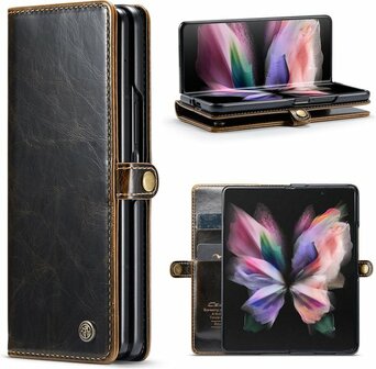 Samsung Z Fold 4 Rustiek Sienna Brown - Book Case