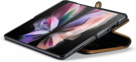 Samsung Z Fold 4 Rustiek Sienna Brown - Book Case