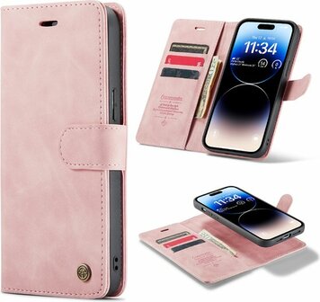 iPhone 14 Pro Pale Pink - 2 in 1 Book Case