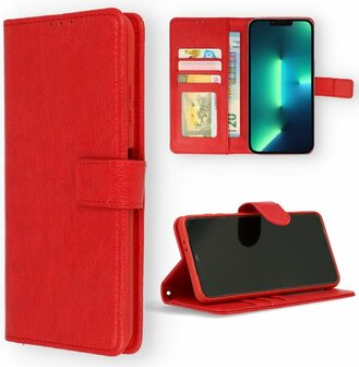 iPhone 14 Pro - Book Case - Rood