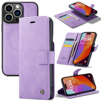 iPhone 15 Plus Bright Lila - 2 in 1 MagSafe Book Case