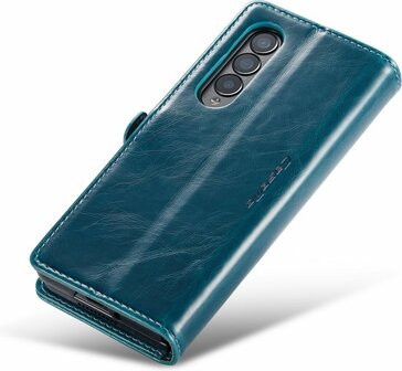 Samsung Z Fold 4 Rustiek Emerald Green - Book Case