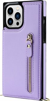 iPhone 14 Pro Paars - Back Cover met Koord