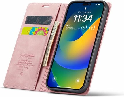 iPhone 14 Pro Pale Pink - Book Case