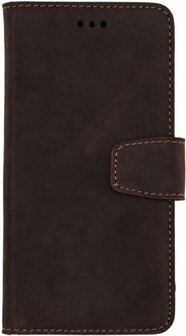 Samsung S10 Plus Donker Bruin - Lederen Book Case