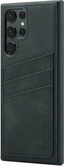 Samsung S22 Ultra - Back Cover met Kaarthouder - Charcoal Gray