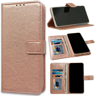 iPhone 15 Pro - Book Case - Rosegoud