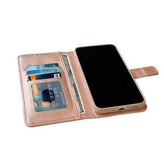iPhone 15 Pro - Book Case - Rosegoud