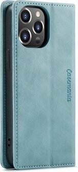 iPhone 12 Pro Max Aqua Blue - Book Case