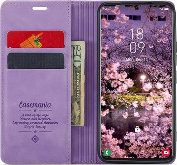 Samsung S22 Plus Bright Lila - Book Case