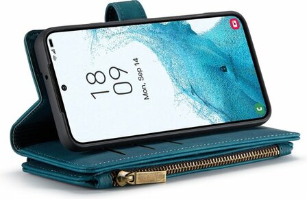 Samsung S22 Plus Emerald Green - Book Case met Rits