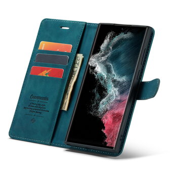 Samsung S22 Ultra Emerald Green - 2 in 1 Book Case