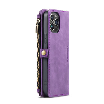 iPhone 15 Plus Bright Lila - MagSafe Book Case met Rits