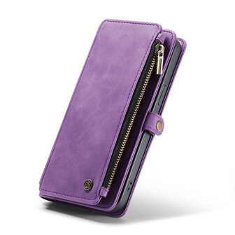 iPhone 15 Plus Bright Lila - MagSafe Book Case met Rits
