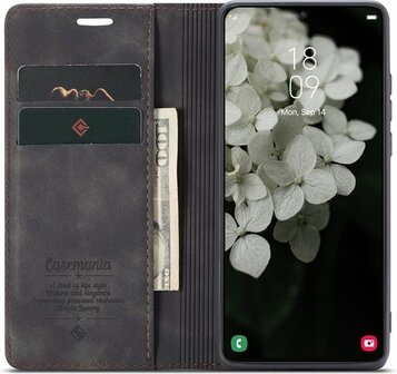 Samsung S23 Plus Charcoal Gray - Book Case