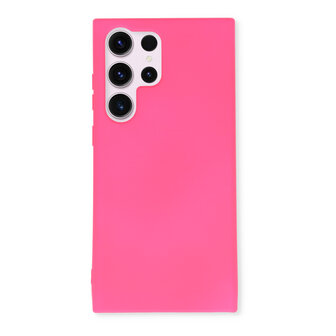 Samsung S23 Ultra - HQ TPU Back Cover - Neon Roze