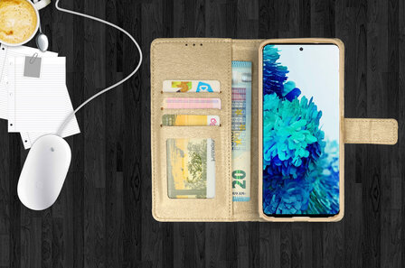 Samsung S23 Ultra - Book Case - Goud