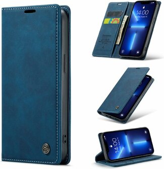 iPhone 12 Pro Max Navy Blue - Book Case
