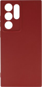 Samsung S22 Ultra - TPU Cam Back Cover - Bordeaux