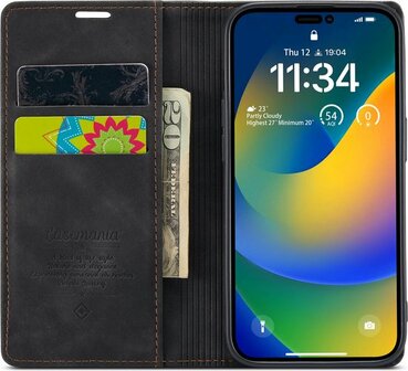 iPhone 14 Pro Charcoal Gray - Book Case