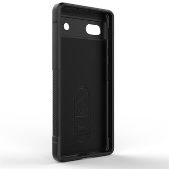 Pixel 7A Zwart - Schok Bestendig - Siliconen Back Cover