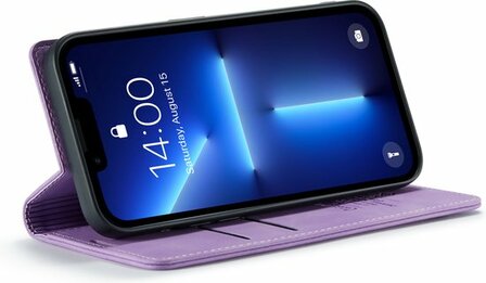 iPhone 13 Pro Bright Lila - Book Case